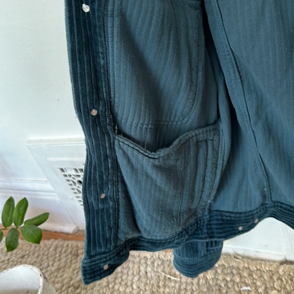 Far Afield teal corduroy trucker jacket 🛻 🧥 - Picture 4 of 6